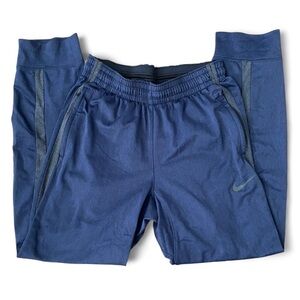Nike— navy blue track pants